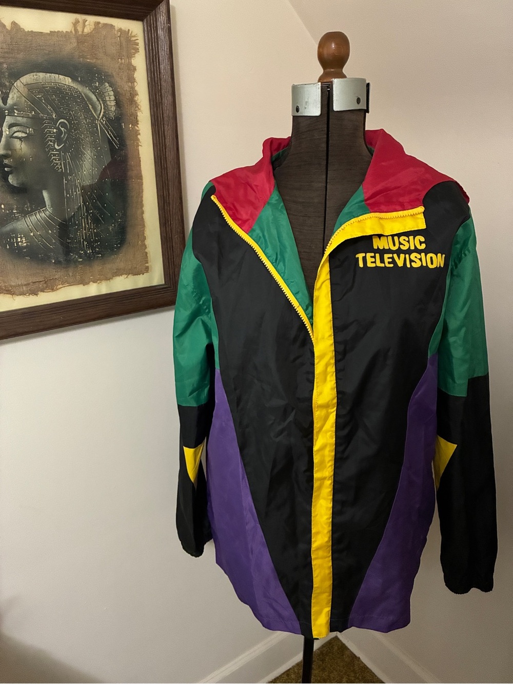 MTV Retro Zip-Up Windbreaker - Picture 2 of 15